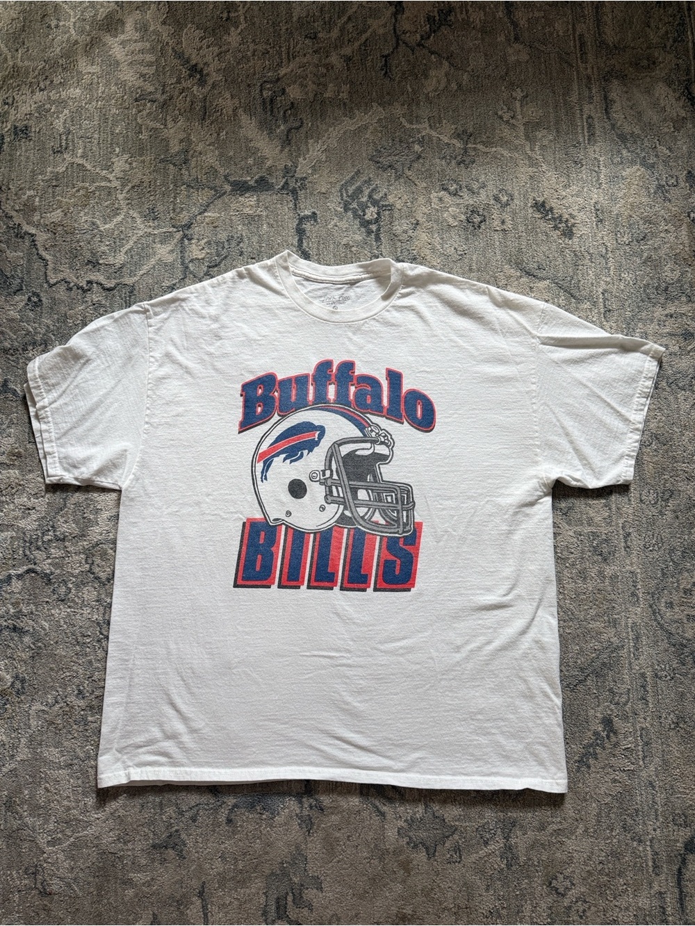 T-shirt with Buffalo Bills Print / Helmet